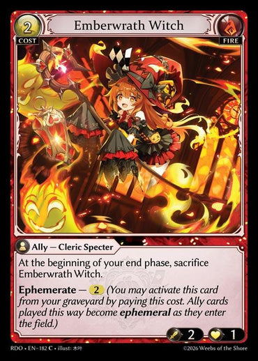 Emberwrath Witch (182) [Radiant Origins]