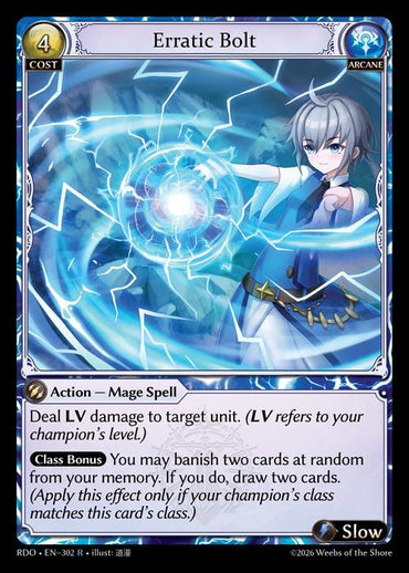 Erratic Bolt (302) [Radiant Origins]