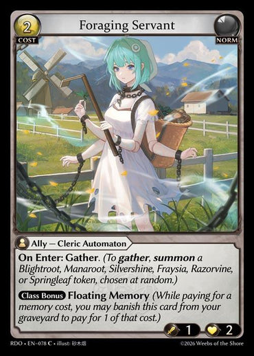Foraging Servant (78) [Radiant Origins]