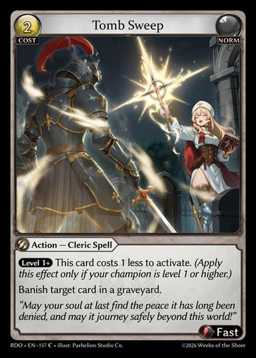 Tomb Sweep (157) [Radiant Origins]