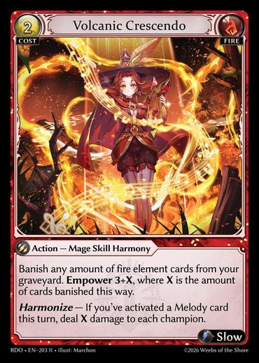 Volcanic Crescendo (203) [Radiant Origins]