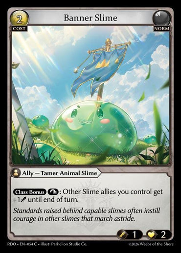 Banner Slime (Curio Foil) (54) [Radiant Origins]