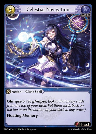 Celestial Navigation (Curio Foil) (312) [Radiant Origins]