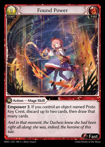Found Power (Curio Foil) (188) [Radiant Origins]