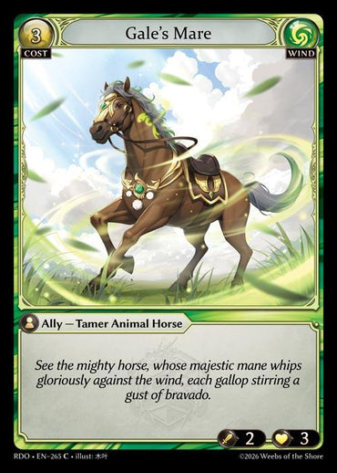Gale's Mare (Curio Foil) (265) [Radiant Origins]