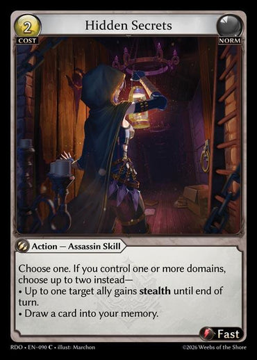 Hidden Secrets (Curio Foil) (90) [Radiant Origins]