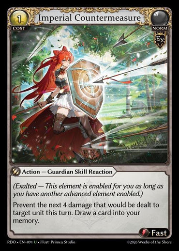 Imperial Countermeasure (Curio Foil) (91) [Radiant Origins]