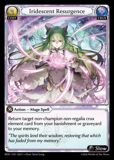 Iridescent Resurgence (Curio Foil) (328) [Radiant Origins]