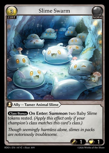 Slime Swarm (Curio Foil) (147) [Radiant Origins]