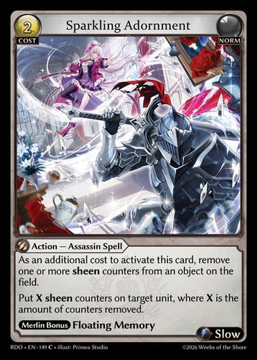 Sparkling Adornment (Curio Foil) (149) [Radiant Origins]