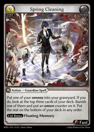 Spring Cleaning (Curio Foil) (151) [Radiant Origins]