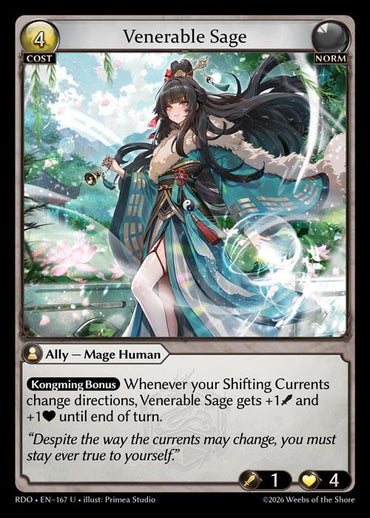 Venerable Sage (Curio Foil) (167) [Radiant Origins]
