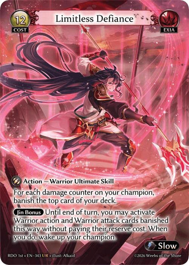 Limitless Defiance (343) [Radiant Origins]