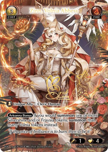 Zinn, Volnia Abbess (CSR) (205) [Radiant Origins]