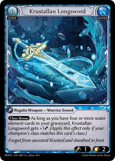Krustallan Longsword (8) [Radiant Origins: Armaments]