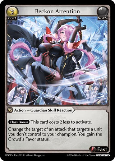 Beckon Attention (2) [Radiant Origins: Pantheon]