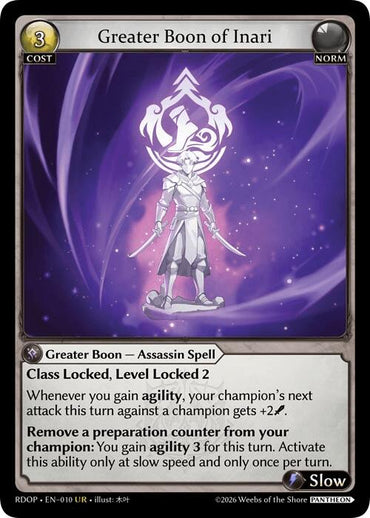 Greater Boon of Inari (10) [Radiant Origins: Pantheon]