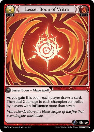 Lesser Boon of Vritra (46) [Radiant Origins: Pantheon]