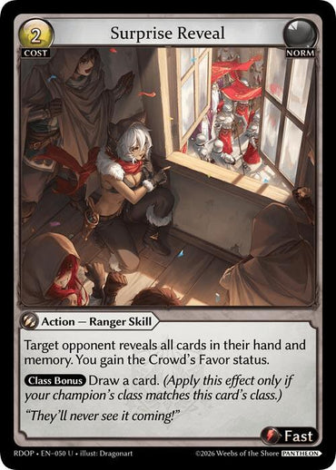 Surprise Reveal (50) [Radiant Origins: Pantheon]