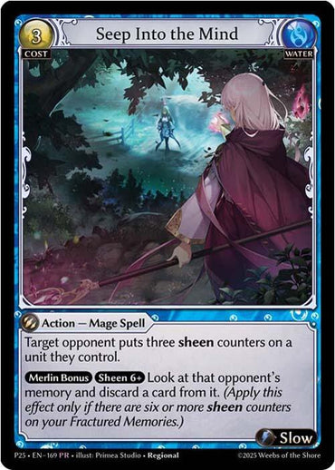 Seep Into the Mind (169) [Promotional Cards]