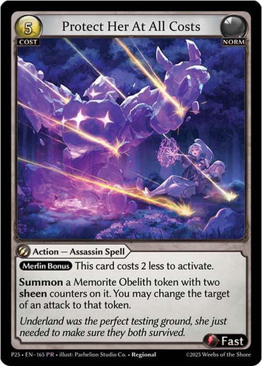 Protect Her At All Costs (165) [Promotional Cards]