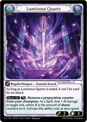 Luminous Quartz (158) [Promotional Cards]