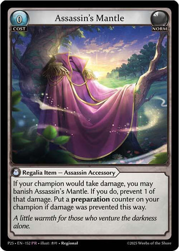 Assassin's Mantle (152) [Promotional Cards]
