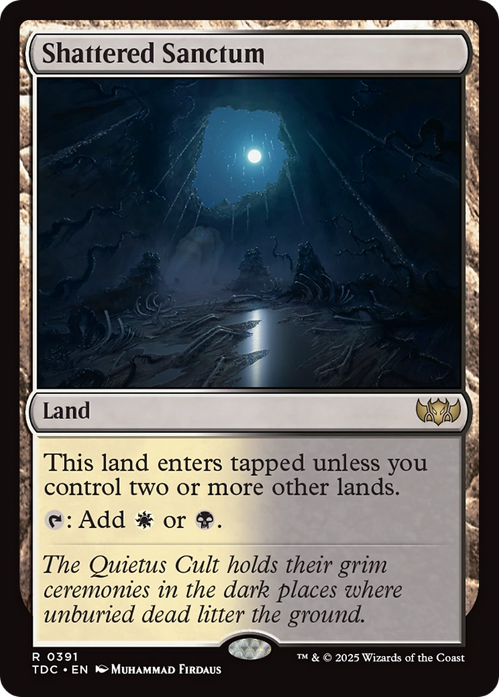 Shattered Sanctum [Tarkir: Dragonstorm Commander]