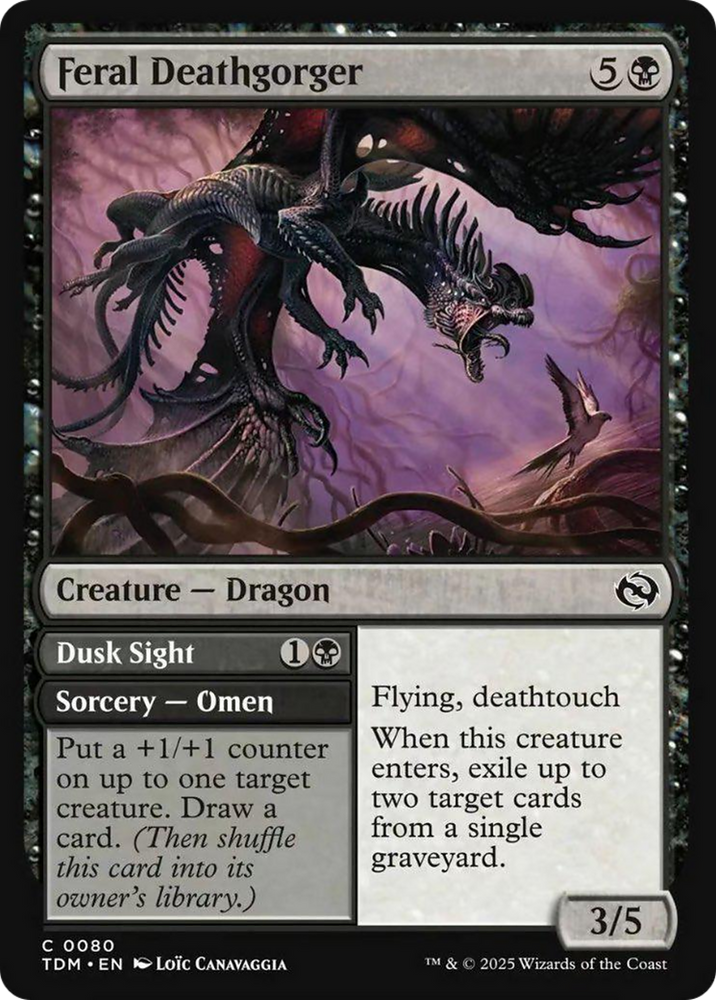 Feral Deathgorger [Tarkir: Dragonstorm]