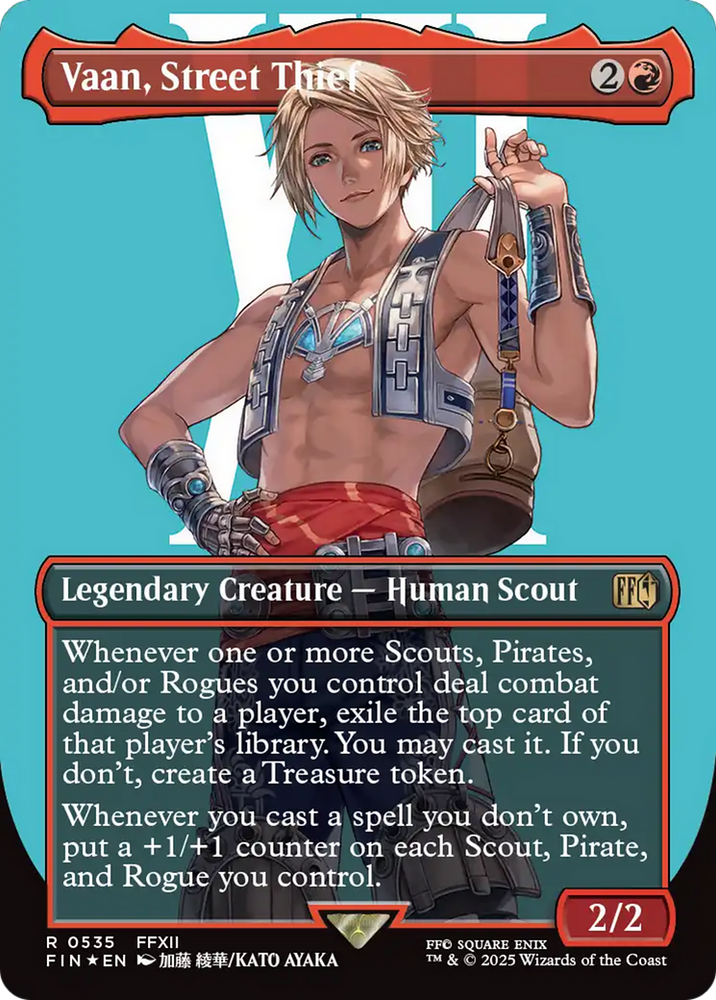 Vaan, Street Thief (Borderless) (Surge Foil) [FINAL FANTASY]