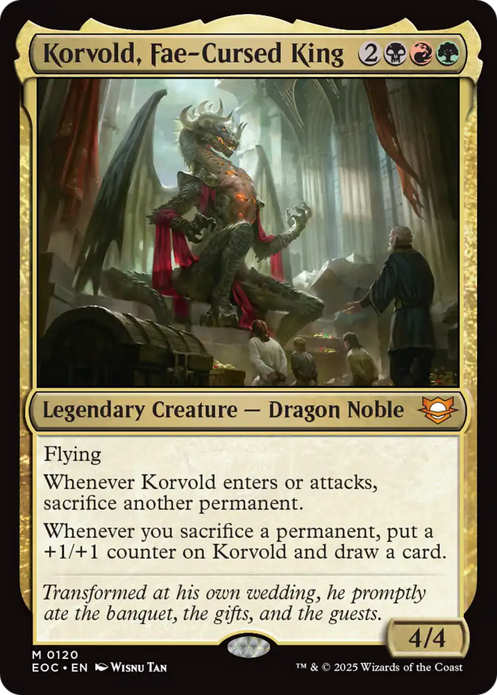 Korvold, Fae-Cursed King [Edge of Eternities Commander]