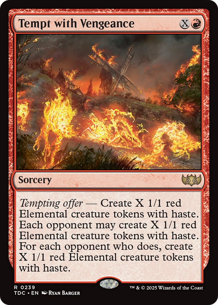 Tempt with Vengeance [Tarkir: Dragonstorm Commander]