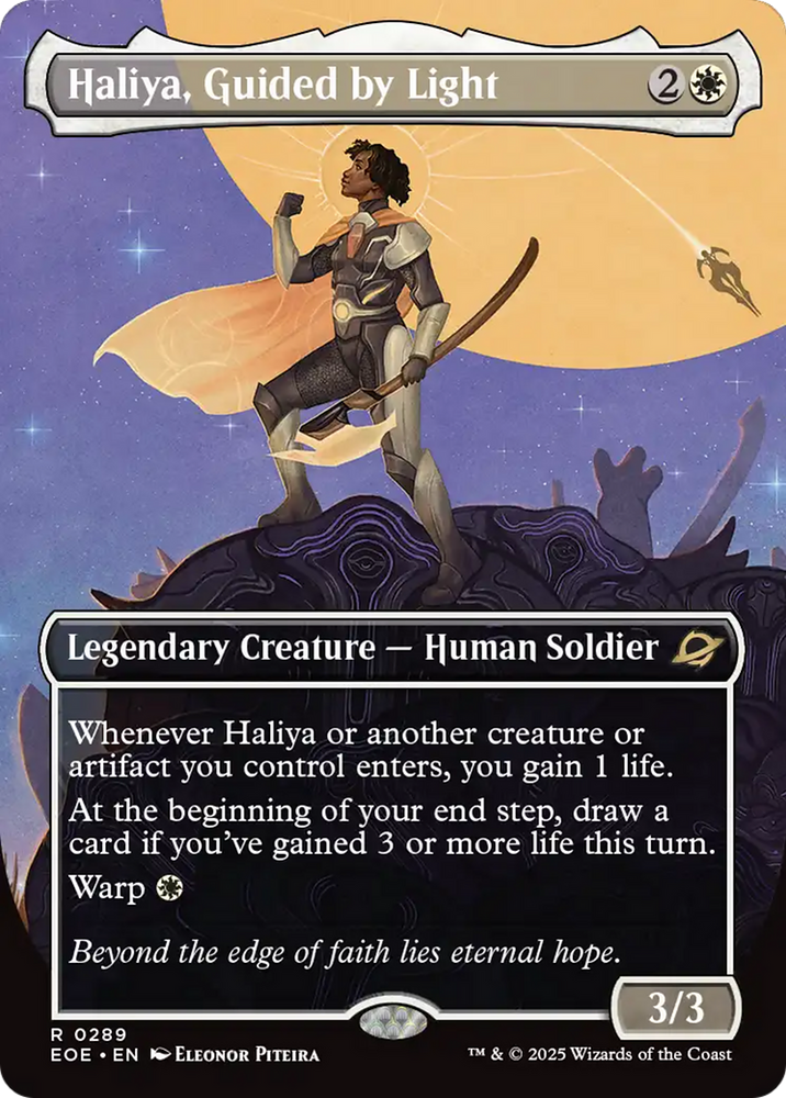 Haliya, Guided by Light (Borderless) [Edge of Eternities]
