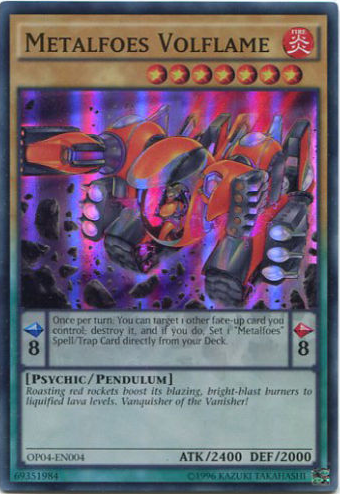 Metalfoes Volflame [OP04-EN004] Super Rare