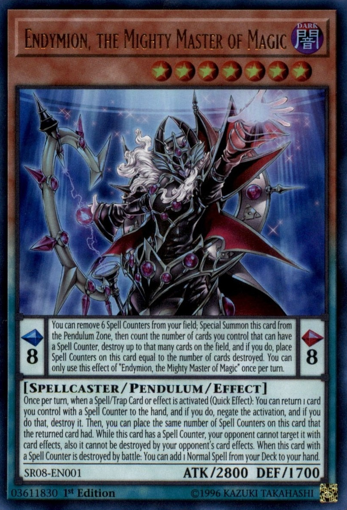 Endymion, the Mighty Master of Magic [SR08-EN001] Ultra Rare