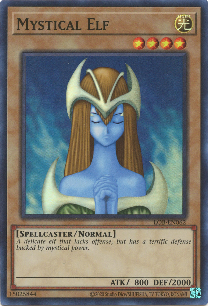 Mystical Elf (25th Anniversary) [LOB-EN062] Super Rare