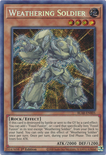 Weathering Soldier [BLAR-EN005] Secret Rare