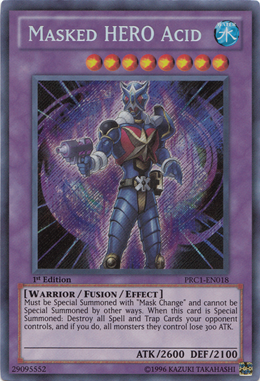 Masked Hero Acid [PRC1-EN018] Secret Rare