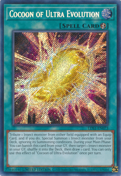 Cocoon of Ultra Evolution [LDS1-EN073] Secret Rare