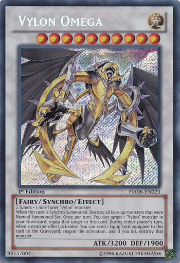 Vylon Omega [HA06-EN023] Secret Rare