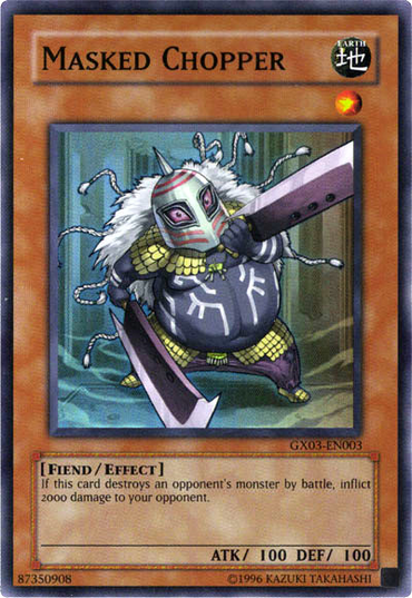 Masked Chopper [GX03-EN003] Super Rare