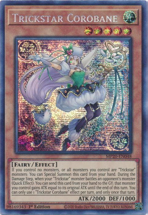 Trickstar Corobane [MP20-EN048] Prismatic Secret Rare