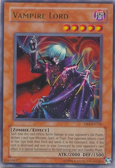 Vampire Lord [DB2-EN116] Ultra Rare