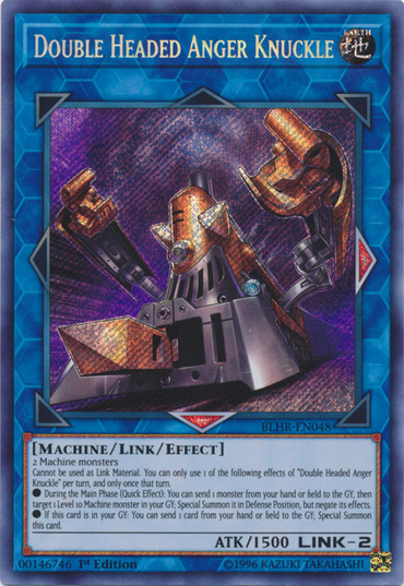 Double Headed Anger Knuckle [BLHR-EN048] Secret Rare