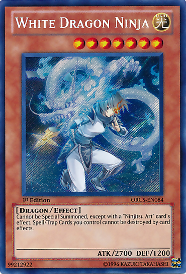 White Dragon Ninja [ORCS-EN084] Secret Rare