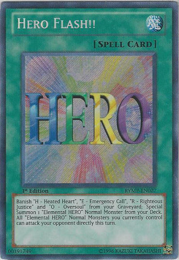 Hero Flash!! [RYMP-EN027] Secret Rare