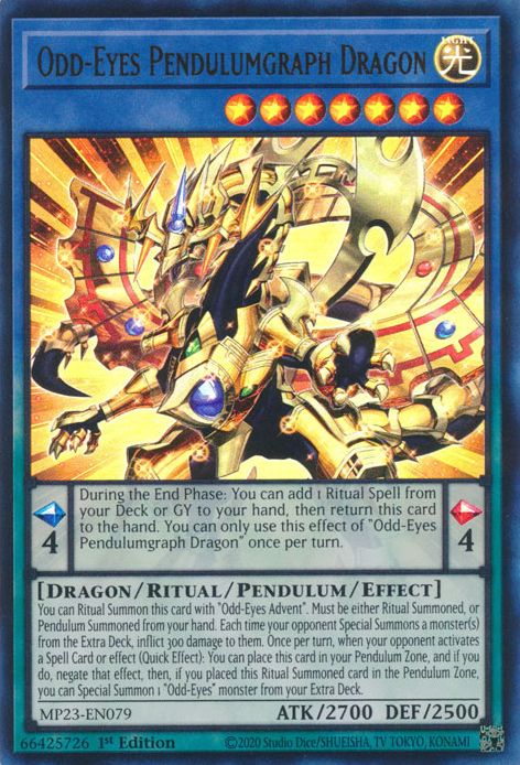 Odd-Eyes Pendulumgraph Dragon [MP23-EN079] Ultra Rare