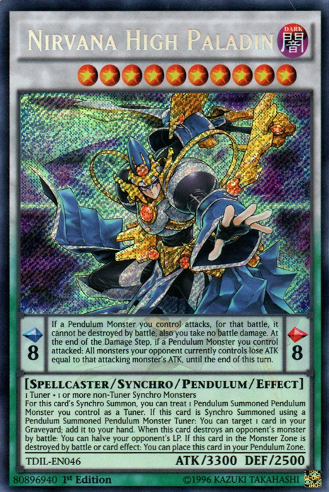 Nirvana High Paladin [TDIL-EN046] Secret Rare