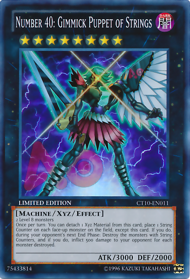 Number 40: Gimmick Puppet of Strings [CT10-EN011] Super Rare