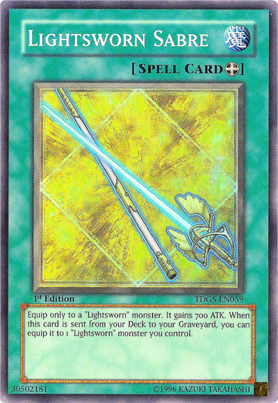 Lightsworn Sabre [TDGS-EN059] Super Rare